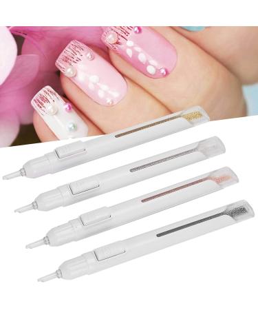Manicure Point Pencil | Long-Lasting Nail Ballpoint Pen | Professional Nail Painting Tool for Salon & Home Use | Silver & Black Options (1.0 mm) - Buy Online on GoSupps.com