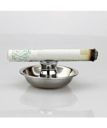 SunshineFace Moxa Roll Eraser - Stainless Steel Moxa Stick Holder & Moxibustion Tray with Base for Enhanced Wellness - Buy Online on GoSupps.com
