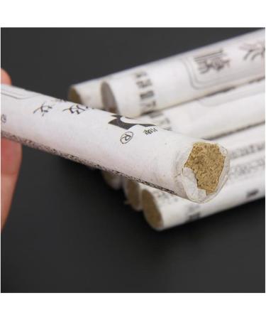 Moxibustion Stick 10 Pieces - 18x200mm Moxa Roll for Pain Relief | Pure Moxa Sticks for Traditional Healing - Buy Online on GoSupps.com