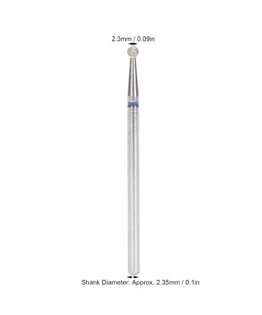 Nail Polishing Bits - Small Spherical Nail Drill & Dead Skin Remover for Men (2.3mm) - International Shipping Available - Buy Online on GoSupps.com