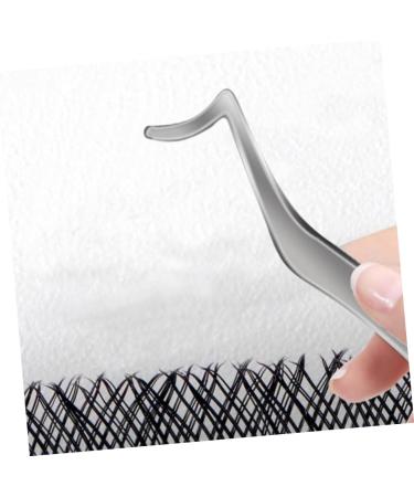 GLEAVI Eyelash Curler Eyebrow Curler Lash Applicator False Lash Mascara Curved Eyelash Tweezers Face Hair Tweezers Eyelash Holder Eyelash Comb Stainless Steel Miss Make up Extend - Buy Online on GoSupps.com