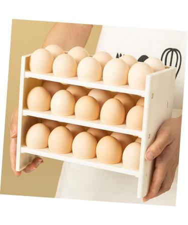 PRETYZOOM Container Fridge Organizer Flipped Household Rack Shop Egg Supply Preservation Refrigerator Storage - Buy Online on GoSupps.com