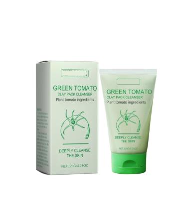 Green Tomato Facial Cleanser - Deep Pore Cleansing Oil Balance Moisturizing Face Wash For Clean & Hydrated Skin(3PCS)