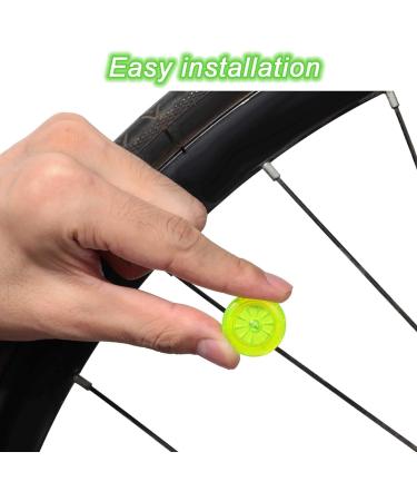 Mudder Bicycle Spoke Lights - Waterproof LED Colorful & Safety Decor | 3 Colors Batteries Included - Buy Online on GoSupps.com