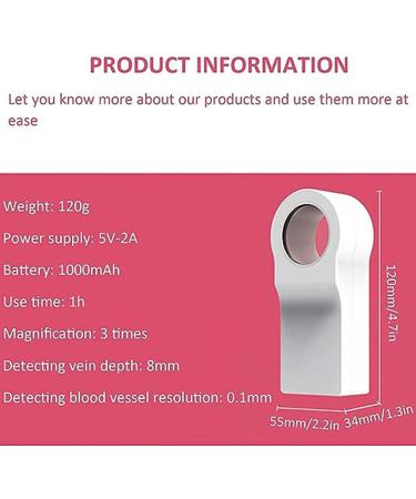 AOKLEY Vein Finder | Easy Subcutaneous Vein Locator for Hospitals Clinics & Home Use - International Shipping Available - Buy Online on GoSupps.com