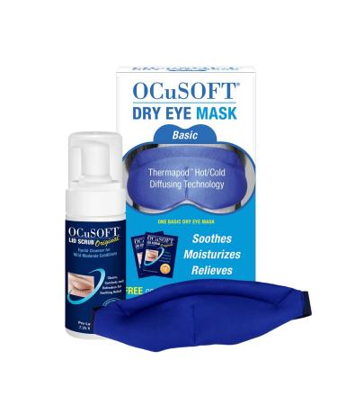 OCuSOFT Lid Scrub Foaming Cleanser and Dry Eye Mask Bundle