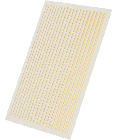 Gold 3D Nail Sticker Stripe Lines Adhesive Striping Tape Nail Art Gold Silver 3Pc Nail - Buy Online on GoSupps.com