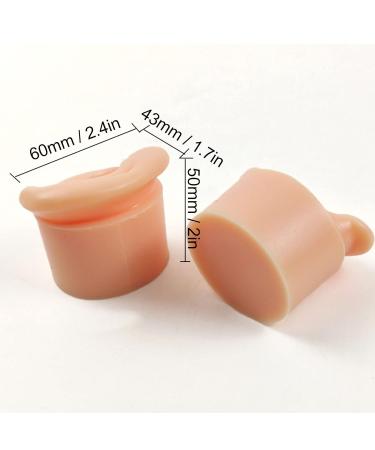 Silicone Ear Model for Jewelry Display & Practice Piercings - Left and Right Soft Flexible Fake Ear Mold for Teaching Tool - Buy Online on GoSupps.com