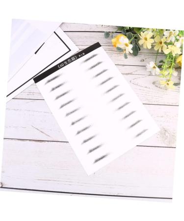 AUTSUPPL 2 Pairs Makeup Tools 4d Sticker Eyebrows Brow Kit Eye Brow Pencil Clear Black - Buy Online on GoSupps.com