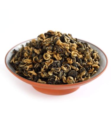 GOARTEA Noir Th - 500g (17.6 Oz) Supreme Yunnan FengQing Golden Bud Snail Dian Hong Chinese Black Tea noir