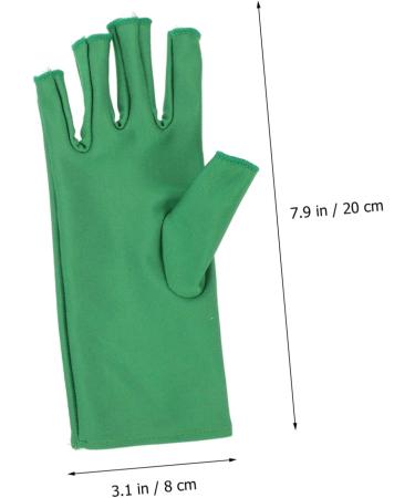 HONMEET 1 Pair Nail Gloves Polish Manicures Anti- Gloves Down Mittens Hand Cover Skincare Tool Fingerless Mitts Nail Tools Gel for Nails Manicure Gloves Elastic Spandex - Buy Online on GoSupps.com