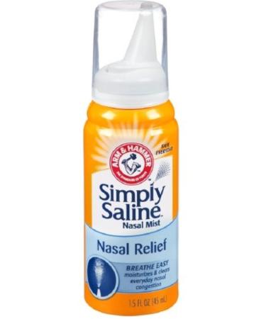 Simply Saline Sterile Nasal Mist 1.50 oz (Pack of 5)