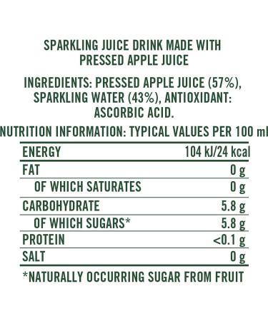 Cawston Press Sparkling Apple Cans with Squeezed Juice 330ml - Buy Online on GoSupps.com
