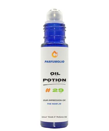 Oil Potion # 29 Inspired by The Noir 29 Unisex Uncut Grade A Fragrance Body Oil Dupe Concentrated Long Lasting Roll-On 10ml / 0.33 oz