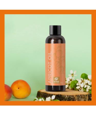 Apricot Oil 4oz - Nourishing Oil for Hair, Skin & Nails - Hydrating Anti-Aging Care - Lightweight & Fast Absorbing - Ideal Carrier Oil for Essential Oils - Buy Online on GoSupps.com