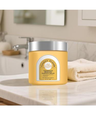 EAEVDJ Champagne Body Cream Hydrating Lift Firming Body Cream with Pink Pepperslim for Deep Hydrates Dry Skin. (Vanilla) - Buy Online on GoSupps.com