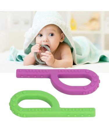 Sensory Chewing Toy P-Shaped Soft Silicone Teething Stick for Home & Travel - Type B - Buy Online on GoSupps.com