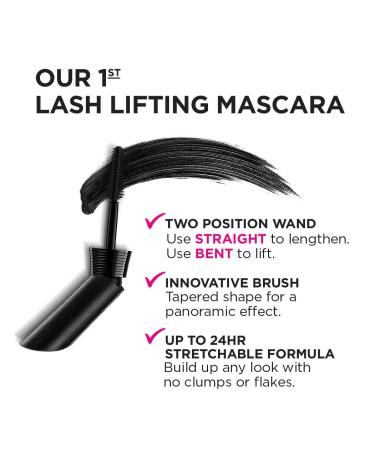 L'Oreal Unlimited Length & Lift Mascara 235 - Blackest Black | 0.24 oz (7 ml) - Buy Online on GoSupps.com