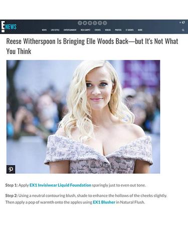 EX1 Cosmetics Invisiwear Foundation Liquid Foundation Shade 3.5 - Vegan Oil and Fragrance Free Dermatologically and Clinically Tested - Buy Online on GoSupps.com