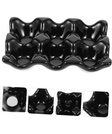 LABRIMP 1 pc Reusable Convenient Practical Bracket Lightweight Container Household Frosted Creative Black 14.5X9.8X3.2CM Black - Buy Online on GoSupps.com
