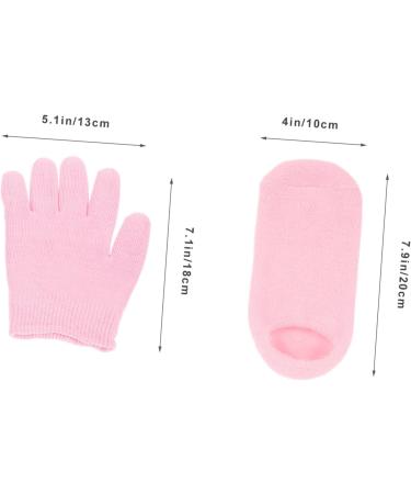 ULTECHNOVO 4 Sets Moisturizing Gloves & Socks Essential Oil Gel Socks Dry Hands Spa Gloves Dry Hands Gloves Moisturizing Socks Household Gel Socks at Night Foot Cream Polyester and Gel Man - Buy Online on GoSupps.com