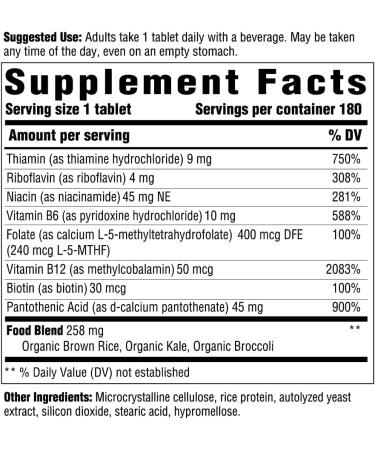 Innate Response B Complex - 180 Tablets | Premium Vitamin B Supplement - Buy Online on GoSupps.com