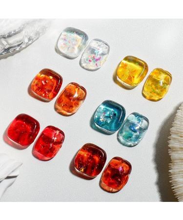 Nail Polish Solid Nail Gel Polish Gel UV LED Reflective Glitter Gel Varnish Semi Permanent Glitter UV LED Nail Art Polish - (Color: D-2-027) - Buy Online on GoSupps.com