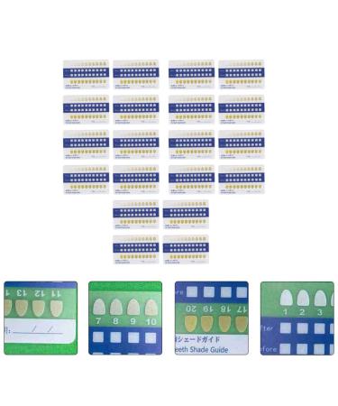 Healifty Porcelain Teeth Whitening Shade Guide - 40pcs Dental Equipment for Oral Care - Buy Online on GoSupps.com