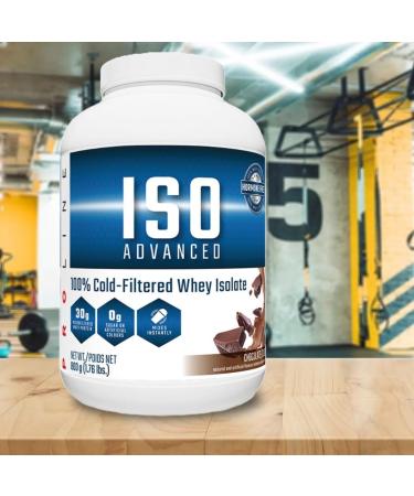 Pro Line Iso Advanced Whey Protein Isolate | 30 Grams Microfiltered Whey Isolate Protein | Sugar Free Low Fat Low Lactose Soy Free Whey Protein Powder (1.76LB Chocolate) Chocolate 1.76LB - Buy Online on GoSupps.com