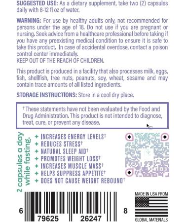 Soul Dietary Supplement - Weight Loss & Appetite Control for Metabolism Support and Fat Burning - Buy Online on GoSupps.com