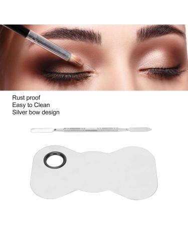 Optimize Your Beauty: Acrylic Cosmetic Palette with Spatulae - Ideal for Liquid Foundation Eye Shadow & Nail Art Mixing - Buy Online on GoSupps.com