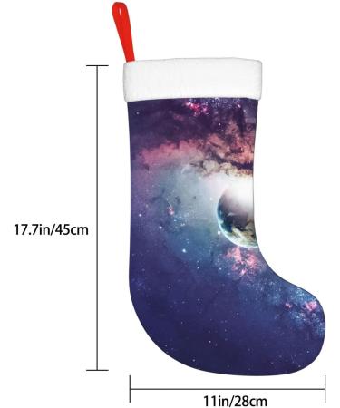 Ffexs Watermelon New Year Christmas Velvet Socks - Abstract Universe Design One Size - International Shipping Available - Buy Online on GoSupps.com