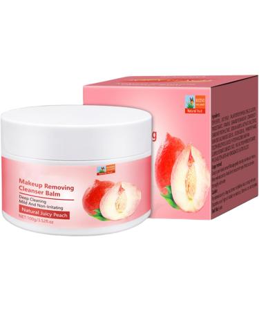  tongfeng Makeup Remover Balm | Natural Makeup Remover Balm with Juicy Peach 100g Cold Cream Makeup Remover Cleansing Balm to Cleanse Pores Tongfeng - Buy Online on GoSupps.com