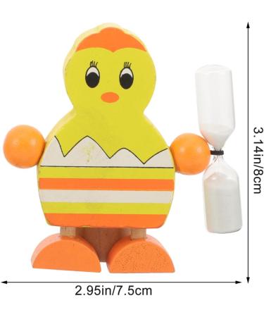 Lalafina 2-Piece Toothbrush Timer - 3-Minute Visual Hourglass | Cartoon Sandwatch Decor for Classroom & Games - Buy Online on GoSupps.com
