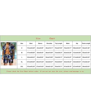 Men's Summer Beach Green Hawaiian Shirt and Shorts Set - Large | 3D Printing | Holiday Fashion - Buy Online on GoSupps.com