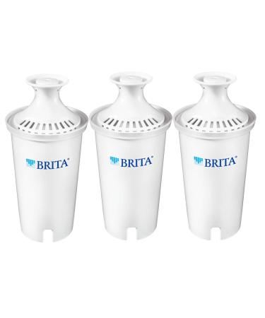 Brita Standard Water Filter, Standard Replacement Filters for Pitchers and Dispensers, BPA Free, 3 Count 3 Count (Pack of 1) Standard