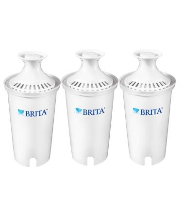 Brita Standard Water Filter, Standard Replacement Filters for Pitchers and Dispensers, BPA Free, 3 Count 3 Count (Pack of 1) Standard - Buy Online on GoSupps.com