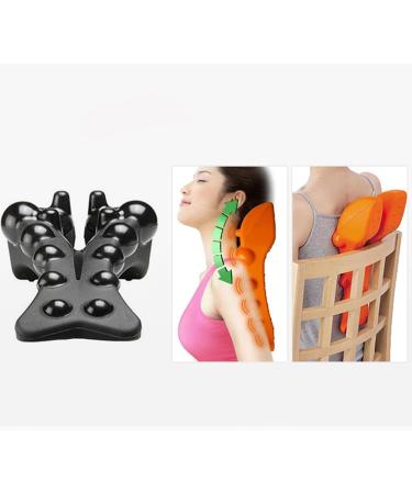 Relieflylab Trapezius Stretcher & Neck Massage Tool Ultimate Relief for Neck Pain (Black - Buy Online on GoSupps.com