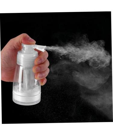 Lawnrden Powder Spray Bottle Dispenser Powder Cosmetics Refillable Bottle Empty Dismountable with Locking Nozzle for Travel Transparent Powder Dispenser - Buy Online on GoSupps.com
