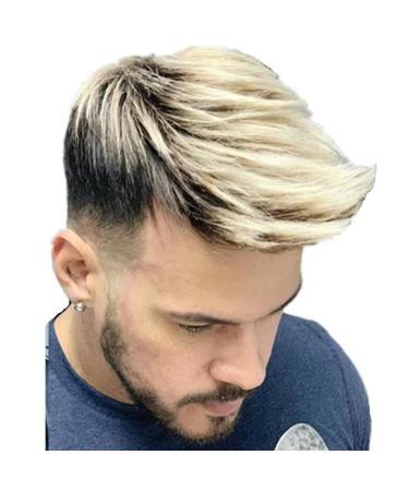 NLW European Human Hair Toupee 10x8 Straight Lace Hairpiece for Men in Light Blonde - T4/613 - Buy Online on GoSupps.com