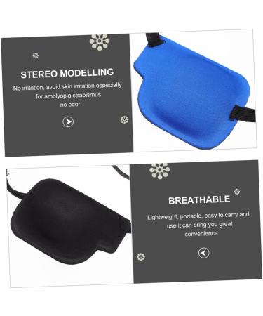 FRCOLOR 6 Pcs Eye Mask Set for Amblyopia & Strabismus Adjustable Durable Kid-Friendly 3D Eye Patches in Assorted Colors Ideal for Lazy Eye Treatment - Buy Online on GoSupps.com