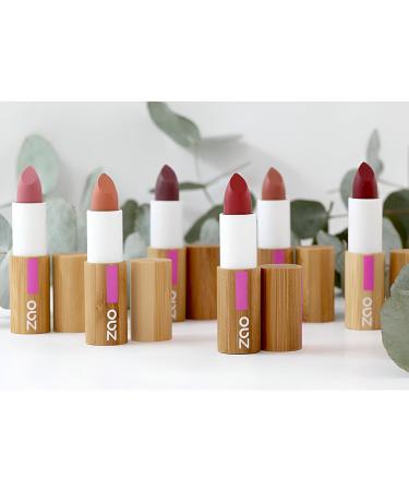 Zao Classic Pink Lipstick - Lustrous Moisturizing & Ultra Pigmented - Long Lasting Makeup - Organic Pomegranate & Shea Butter - 3.5g (462 Old Pink) - Shop Internationally - Buy Online on GoSupps.com