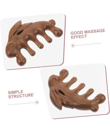 Magiclulu Wooden Massage Comb | Thai Massage Scalp Scratcher & Body Acupuncture Tool - Ideal for Relaxation & Pain Relief - Buy Online on GoSupps.com