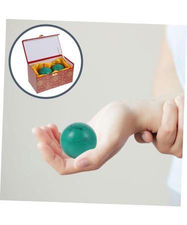 Buy Lurrose 2-St Turquoise Handball Baoding Balls - Chinese Health & Finger Exercise Muscle Massage Gifts - Buy Online on GoSupps.com