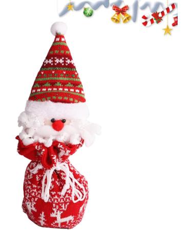 LABRIMP 1pc Storage Bag Portable Kids Child Christmas Candy Hanging Claus Santa Adorable Bags Ornament - Buy Online on GoSupps.com
