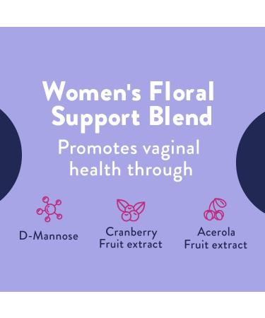 Women's Probiotic Capsules | Digestive & Mood Support | 60 Billion CFUs | Floral Blend - Buy Online on GoSupps.com