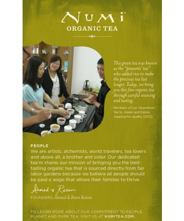 Numi Teas Organic Rice Green Tea | Premium Quality & Flavor - Buy Online on GoSupps.com