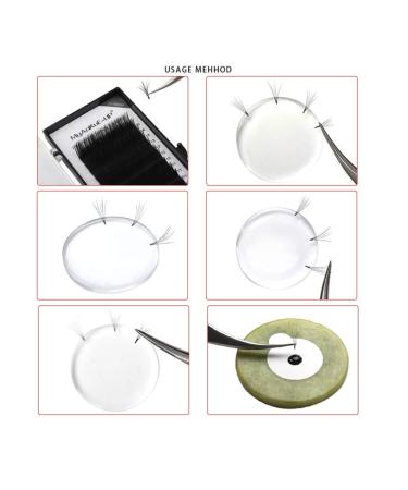 2 Pieces Grafted False Eyelash Silicone Pads | Quick Blossom Eyelash Extensions Tool (3cm Diameter - Buy Online on GoSupps.com