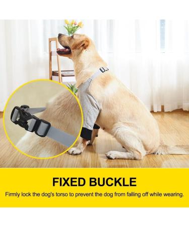 MiOYOOW Dog Front Leg Brace Adjustable Dog Elbow Brace for Protecting Dog Front Knee Joint (S/M/L/XL) - Buy Online on GoSupps.com