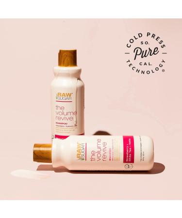 Buy RAW SUGAR Volume Revive Shampoo - Antioxidants Hyaluronic Acid Strawberry & White Tea - 18 Fl Oz - International Shipping Available - Buy Online on GoSupps.com
